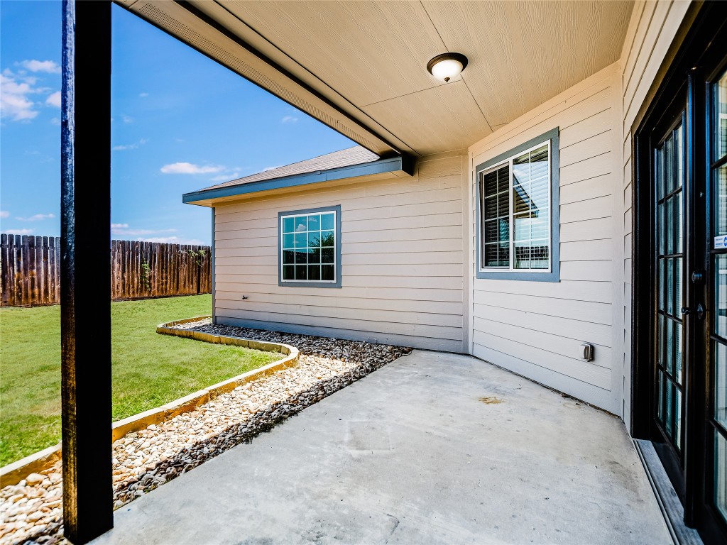 217 Geode Lane Jarrell, TX 76537 - Photo 31 of 35 View of patio / terrace