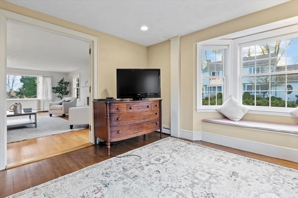 54 Ober Street Beverly, MA 01915 - Photo 12 of 40 a living room with furniture and a flat screen tv