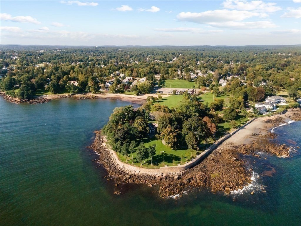 54 Ober Street Beverly, MA 01915 - Photo 36 of 40 an aerial view of lake and residential houses with outdoor space