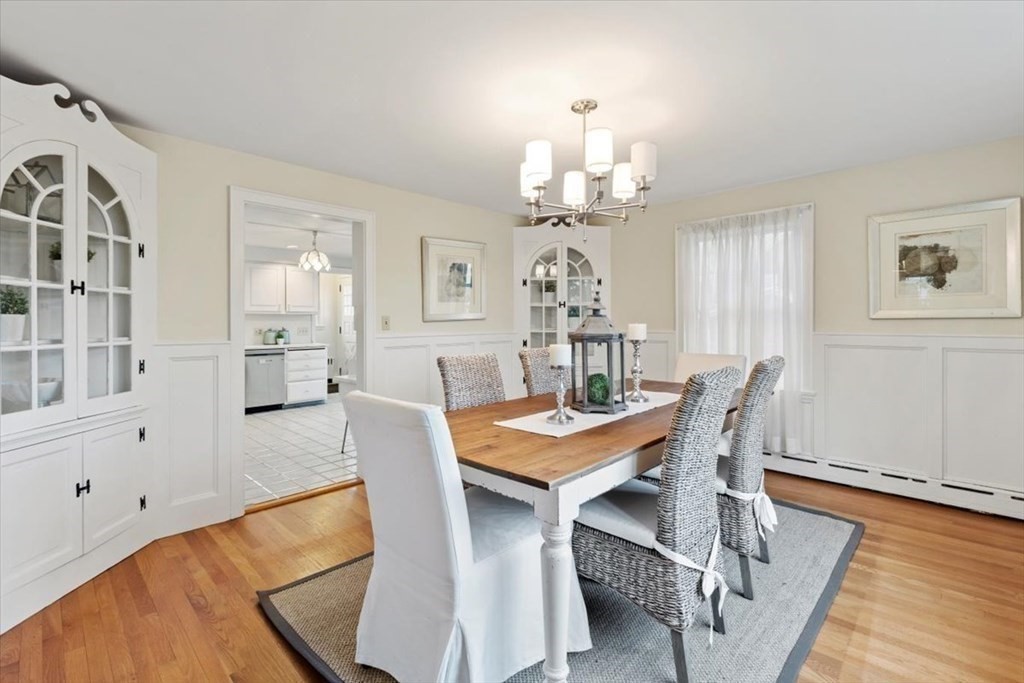 54 Ober Street Beverly, MA 01915 - Photo 10 of 40 a view of a dining room with furniture and wooden floor