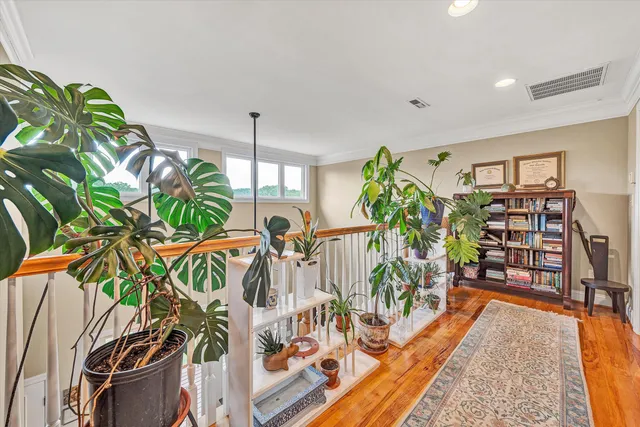 a bed room with a bed and a couch