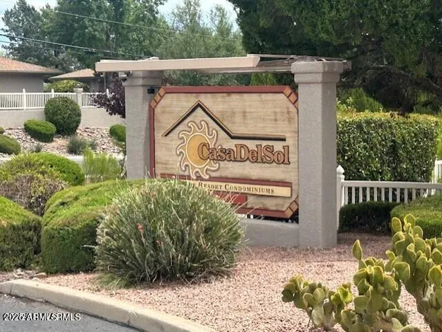 a view of sign board