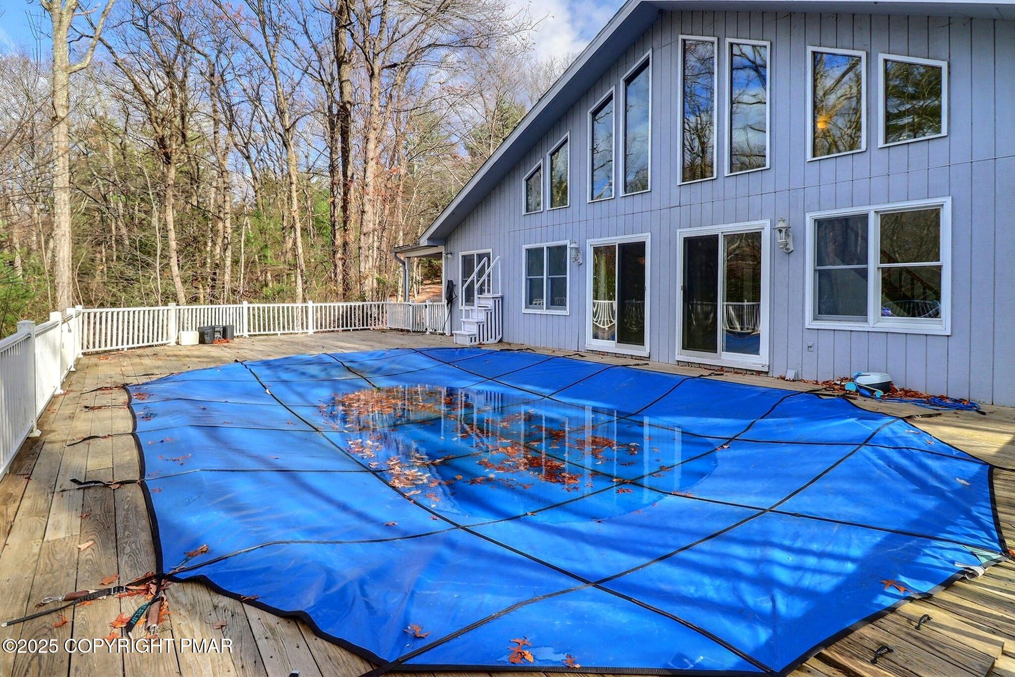 641 Long Mountain Road Effort, PA 18330 - Photo 3 of 41 a view of a house with pool and sitting area