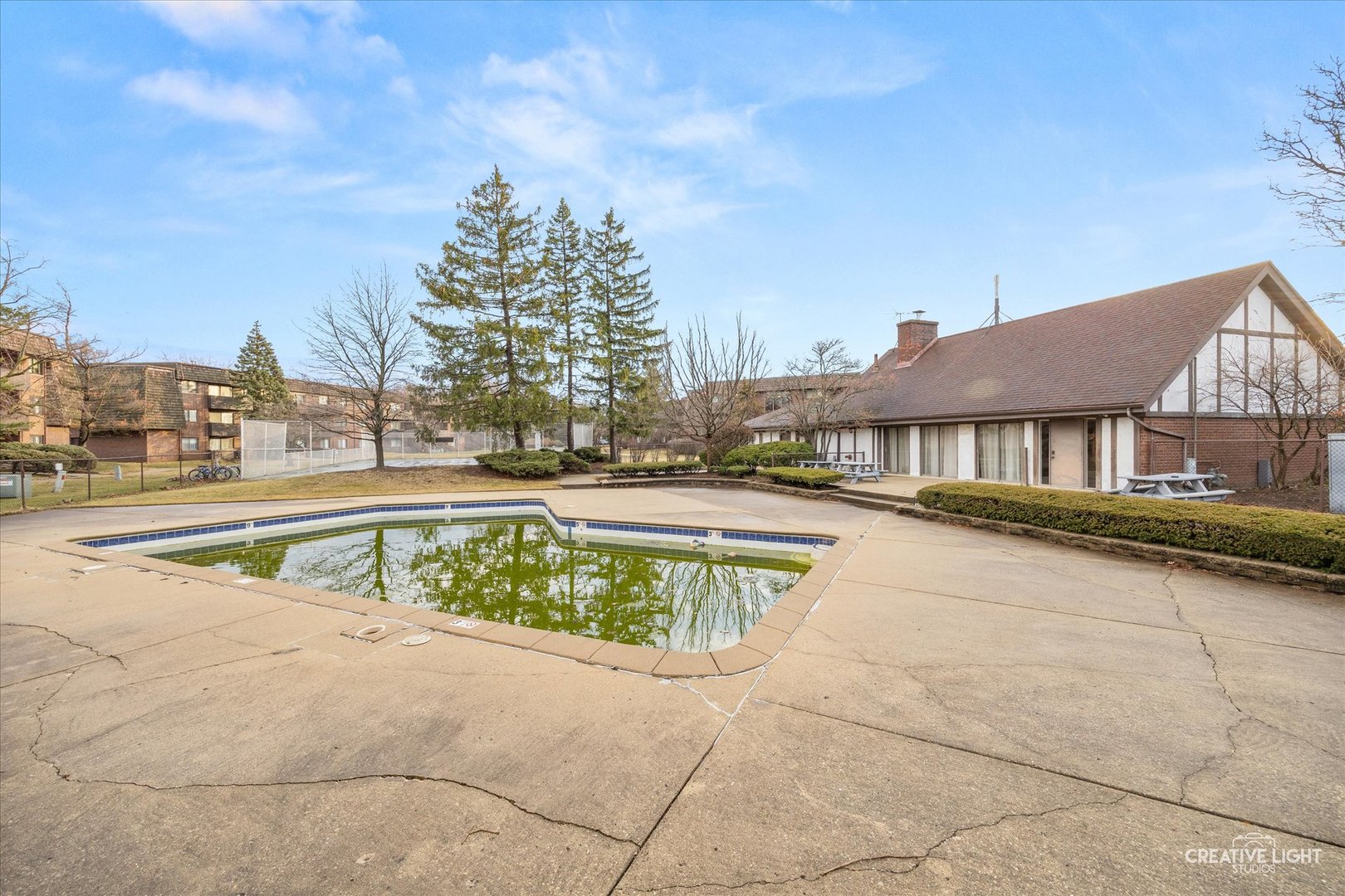 491 Timber Ridge Drive, Unit 102 Carol Stream, IL 60188 - Photo 17 of 18 a view of swimming pool with outdoor seating and plants