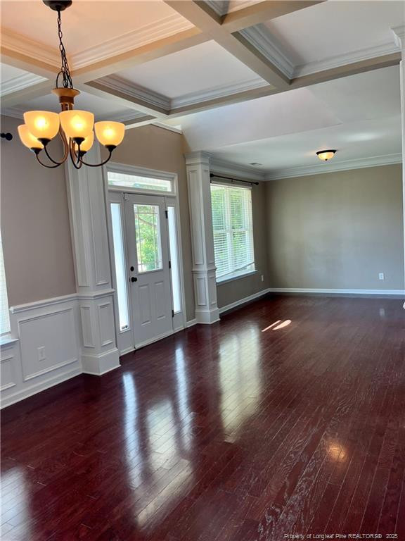 54 Inlet View Sanford, NC 27332 - Photo 4 of 25 a view of a livingroom with wooden floor and a chandelier