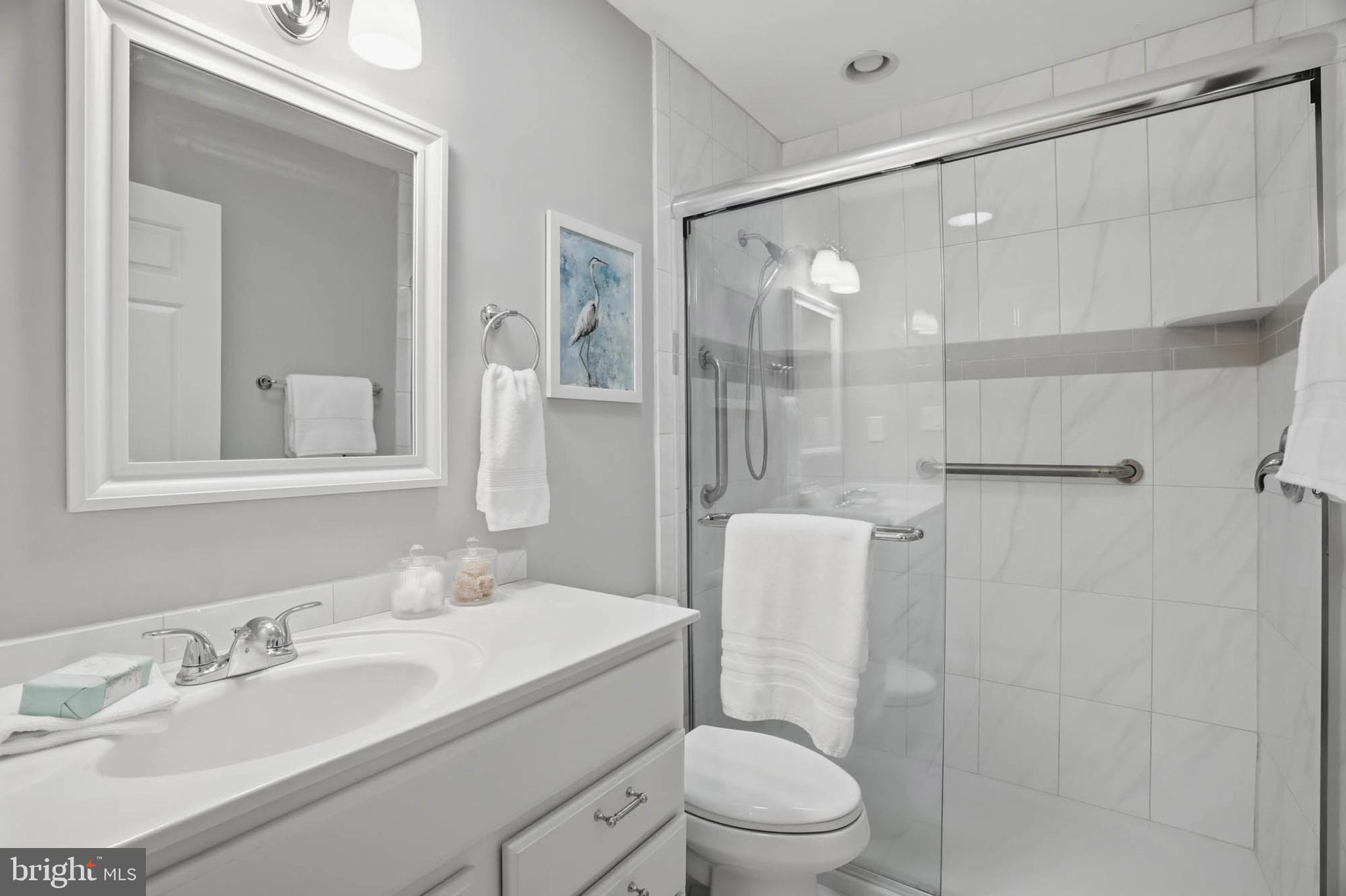 847 Woodmont Road Annapolis, MD 21401 - Photo 28 of 39 Second Full Bathroom with Walk In Shower