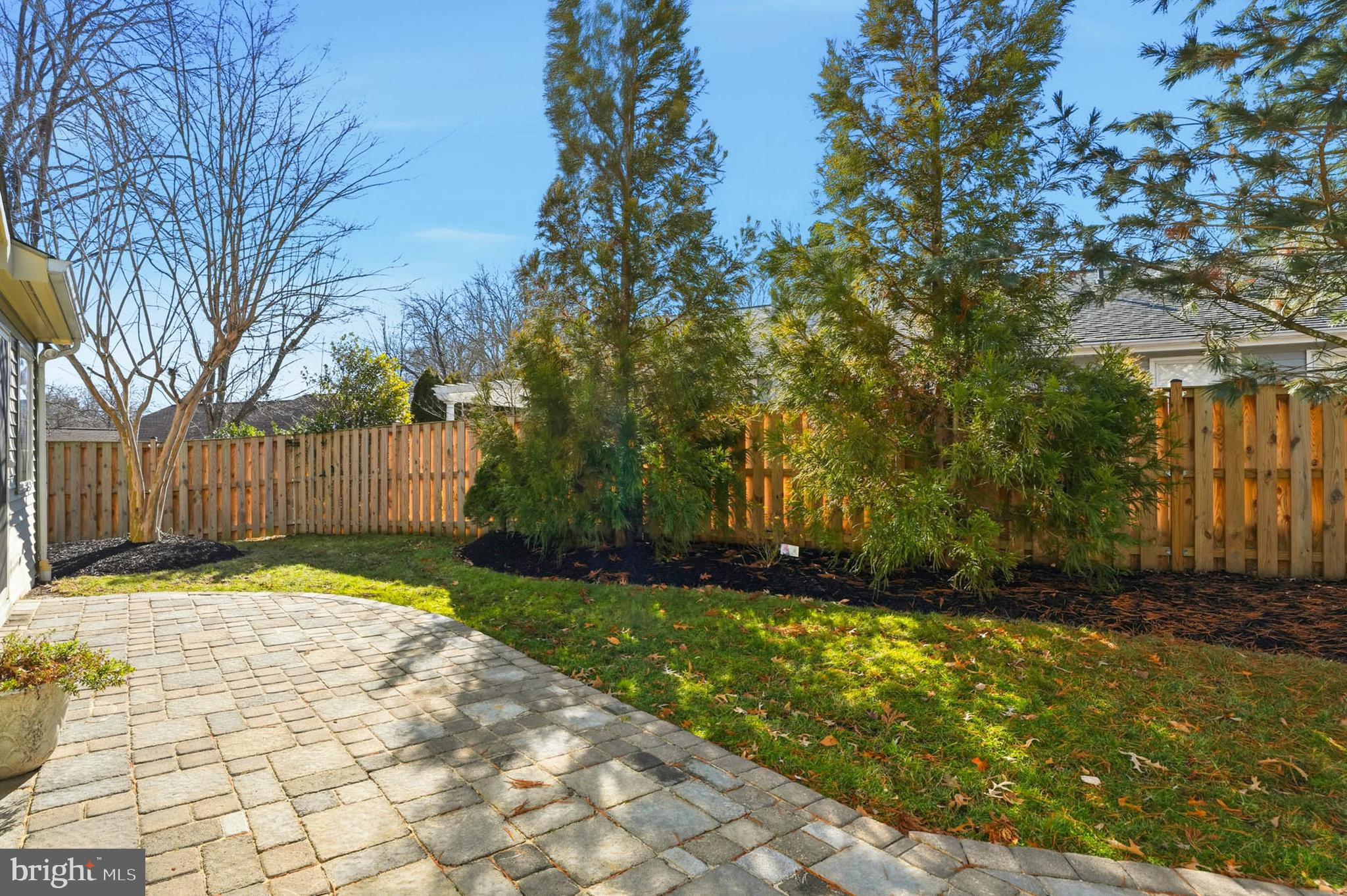 847 Woodmont Road Annapolis, MD 21401 - Photo 29 of 39 Private Backyard with Paver Patio