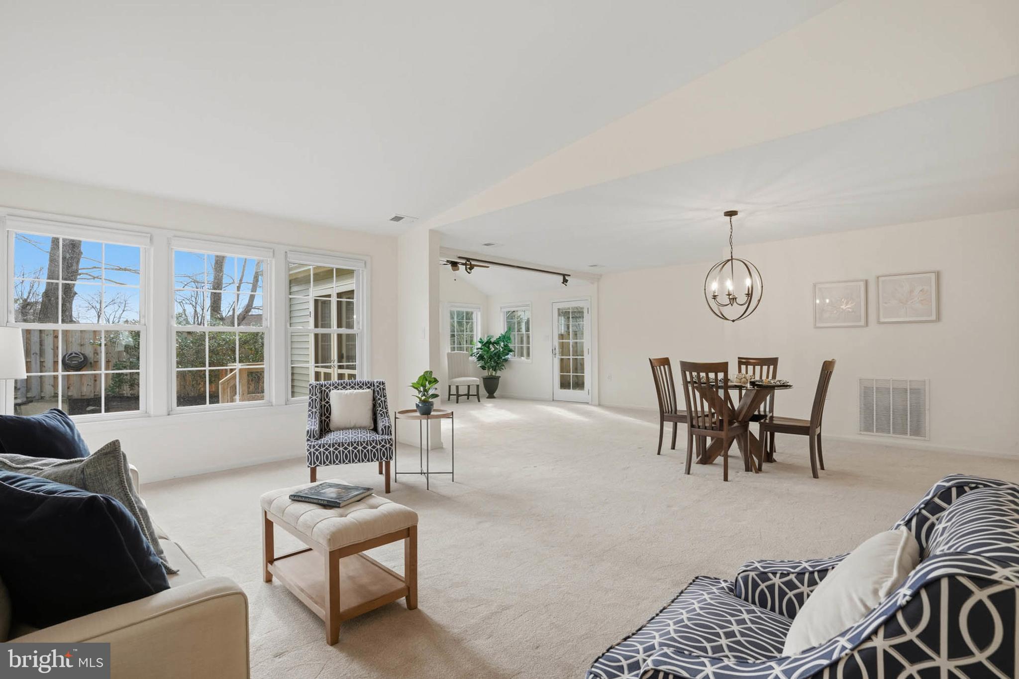 847 Woodmont Road Annapolis, MD 21401 - Photo 9 of 39 Living Room open to Dining and Family Rooms Too