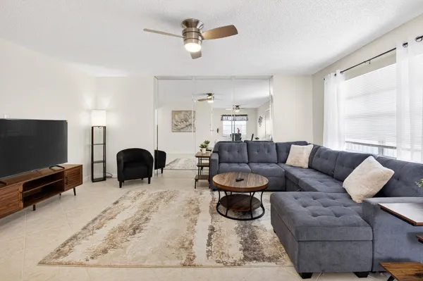 a view of a room with rack on the wall