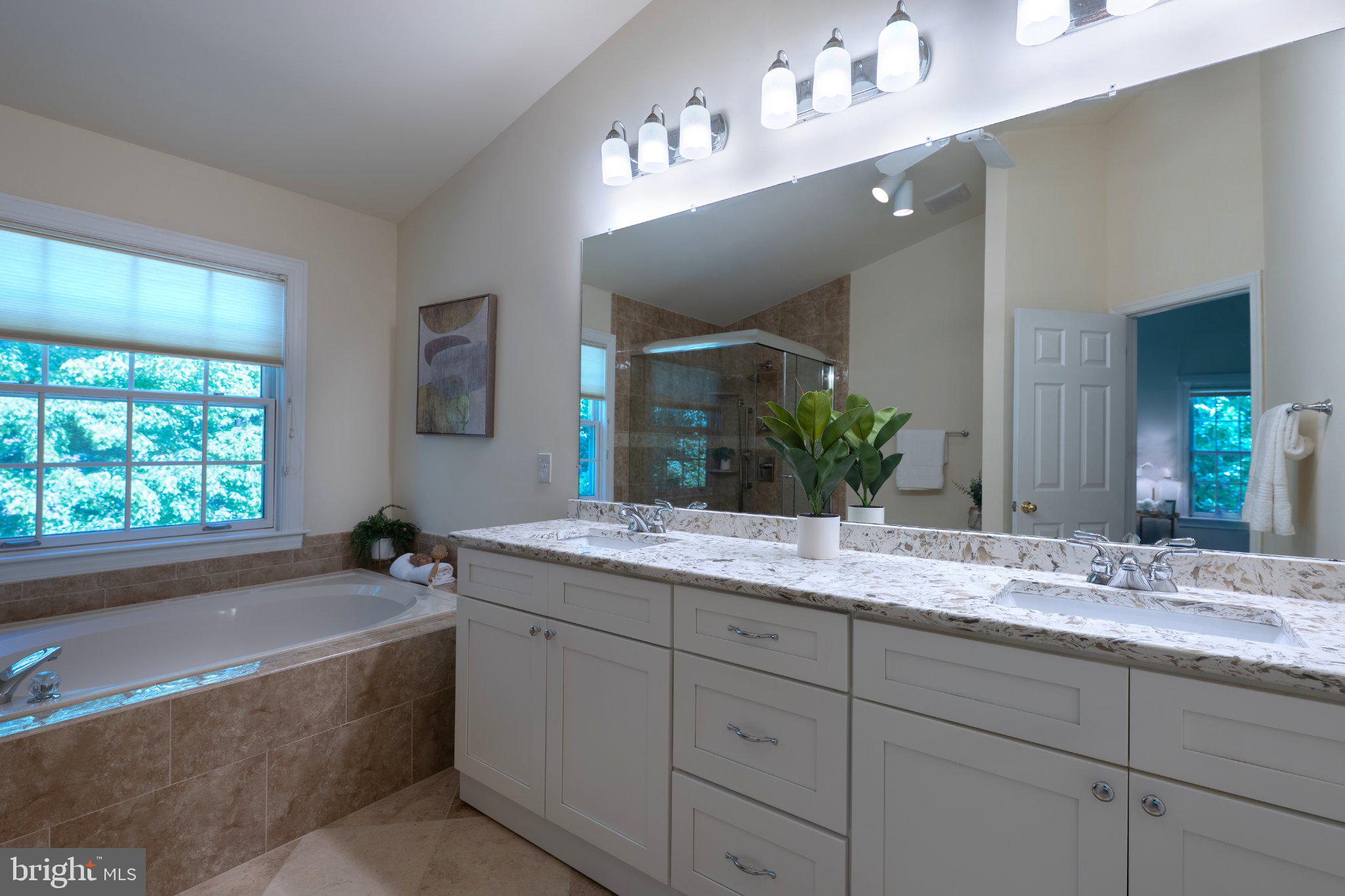 1211 Woodbrook Court Reston, VA 20194 - Photo 8 of 21 Serene spa-like bathroom retreat.