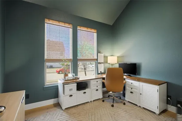 a view of workspace with windows