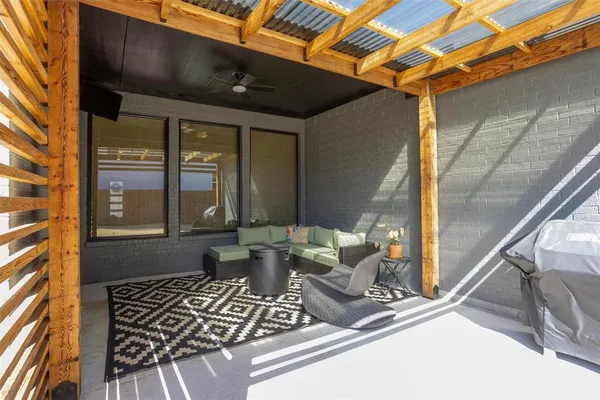 a view of front door