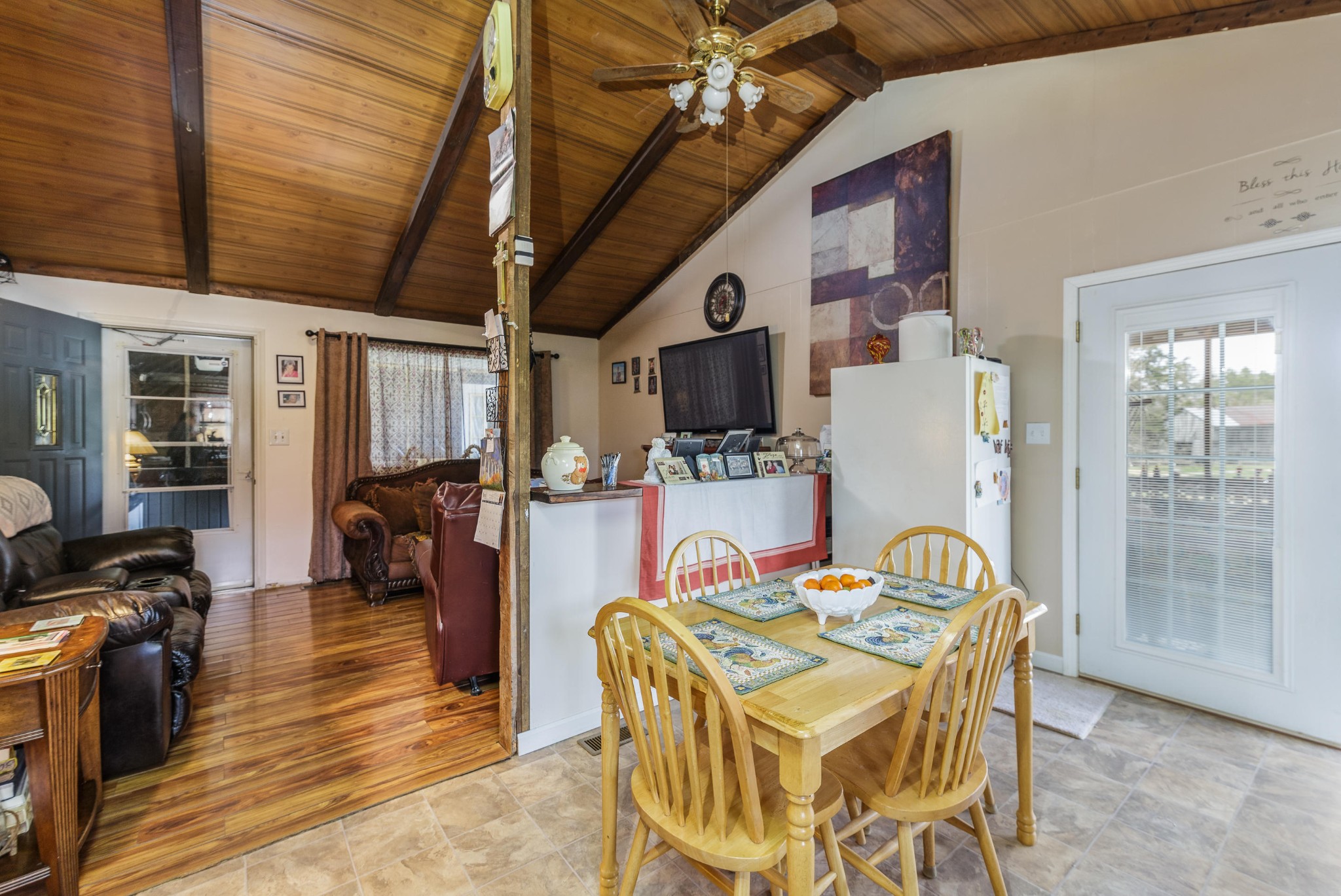 7946 Clapps Chapel Road Corryton, TN 37721 - Photo 6 of 15 a dining room with furniture a kitchen window and wooden floor