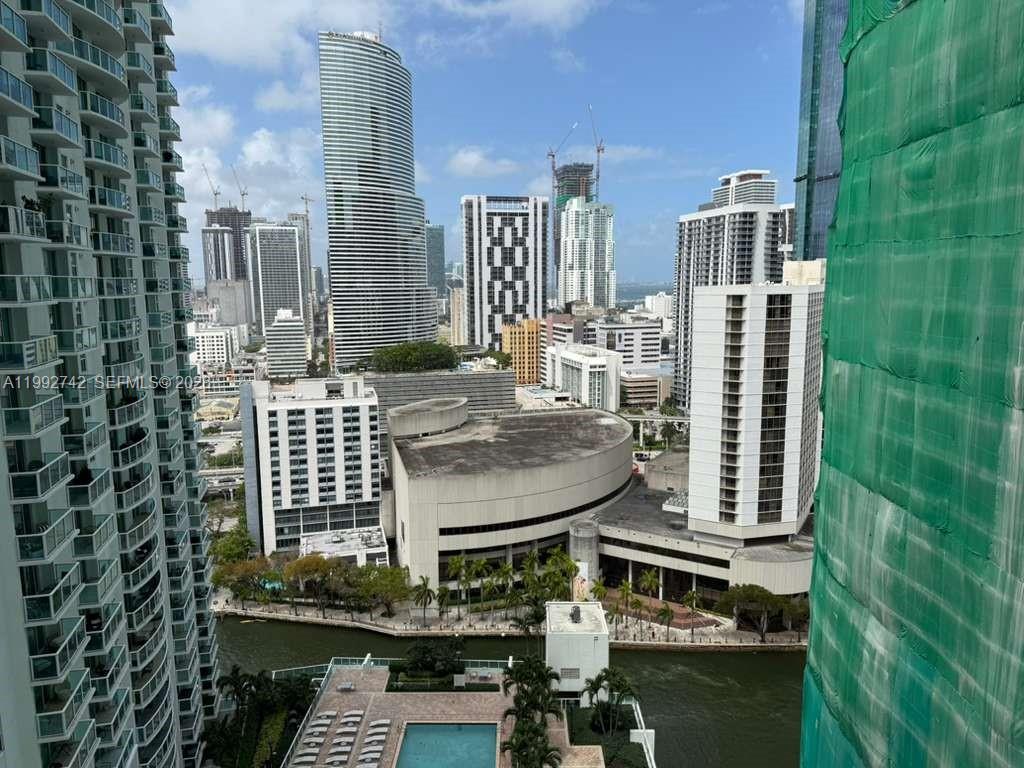 41 Southeast 5th Street, Unit 1505 Miami, FL 33131 - Photo 12 of 16 a view of balcony with outdoor seating