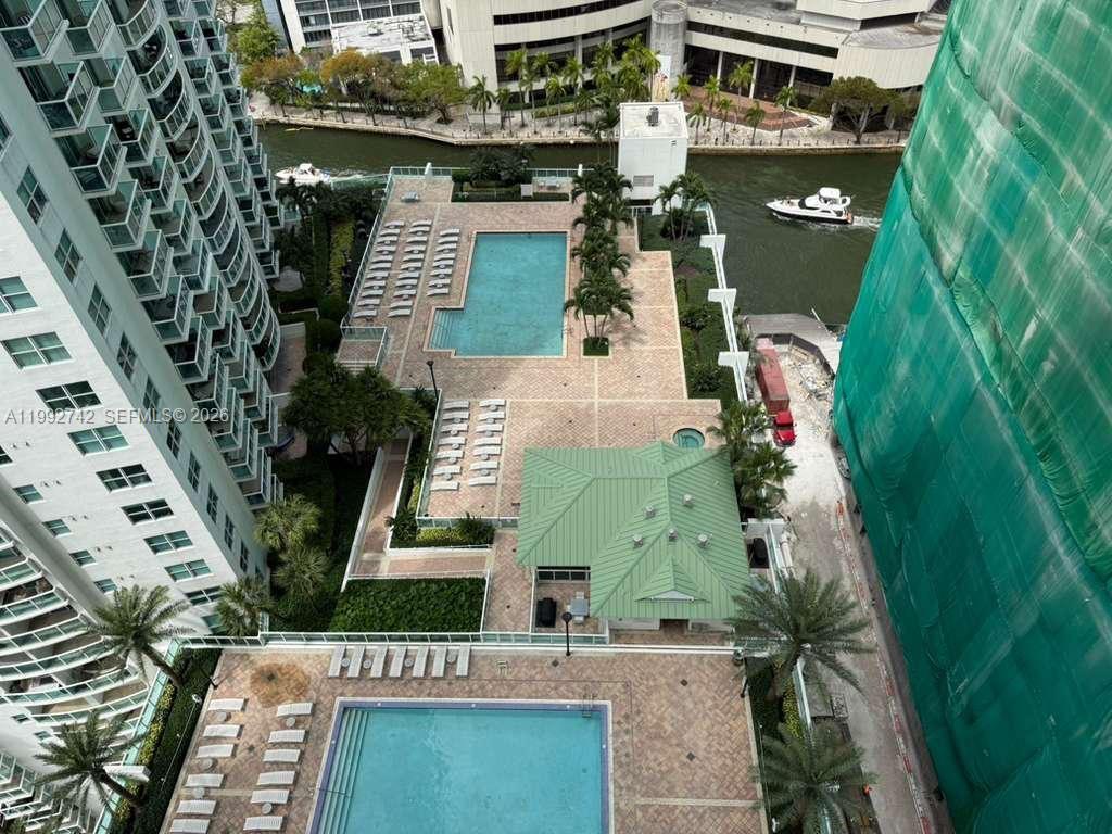 41 Southeast 5th Street, Unit 1505 Miami, FL 33131 - Photo 13 of 16 an aerial view of a house