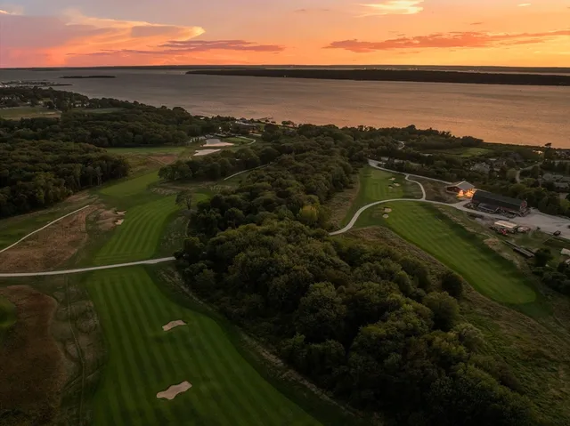 a view of lake with ocean