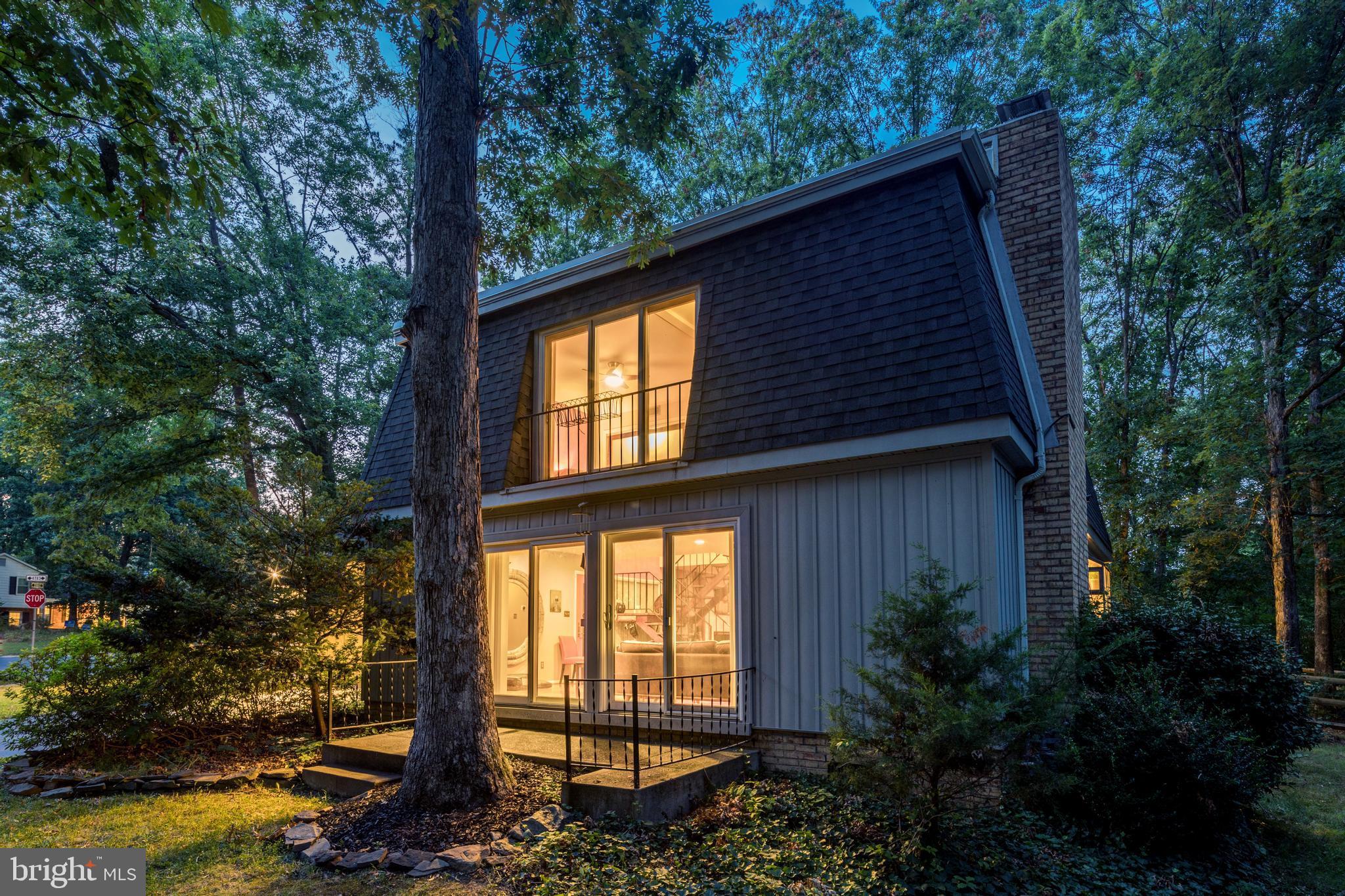 1407 Aldenham Lane Reston, VA 20190 - Photo 3 of 56 Sideview with walk out night view