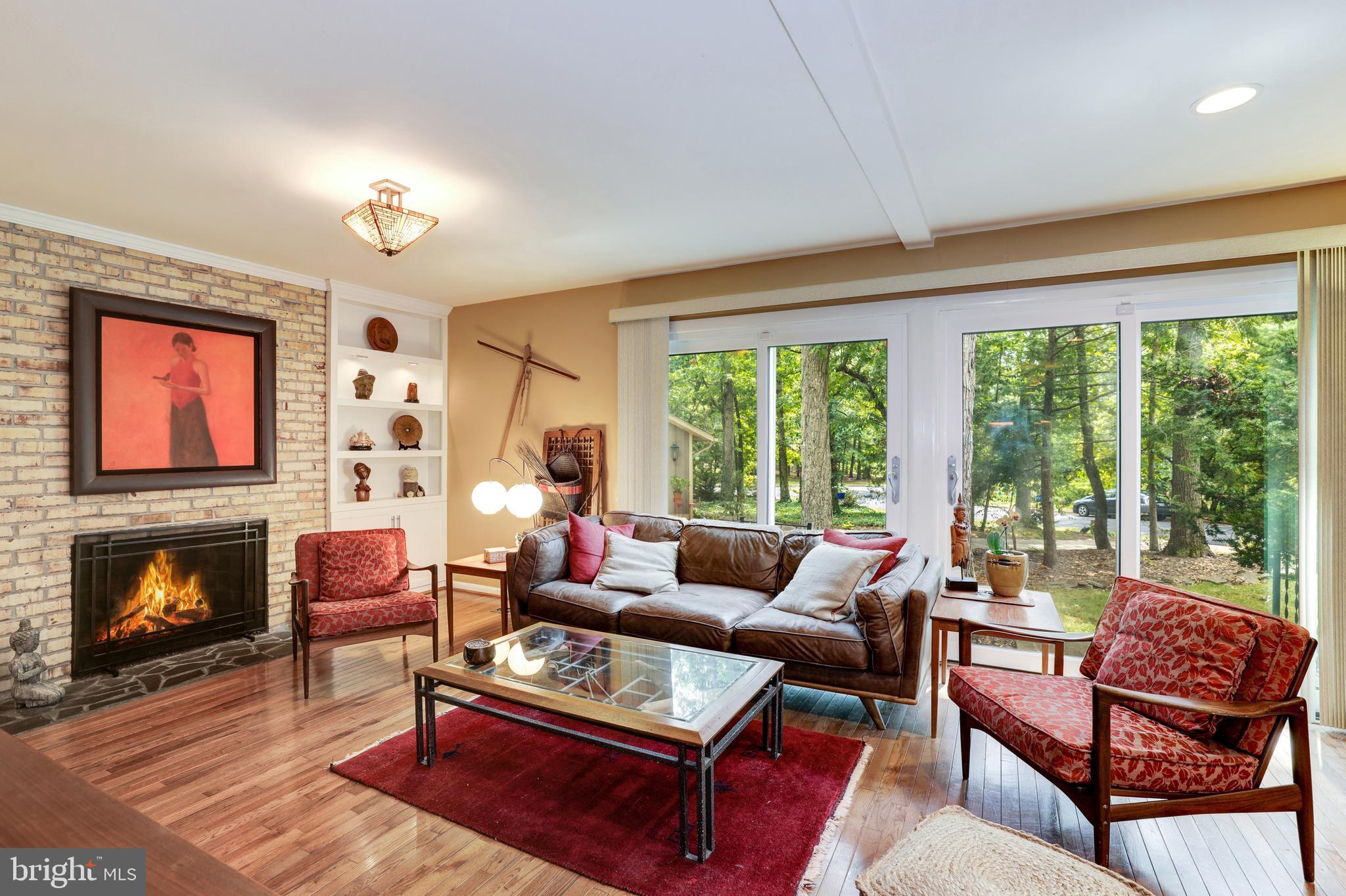 1407 Aldenham Lane Reston, VA 20190 - Photo 9 of 56 family/living room with Gas log fireplace
