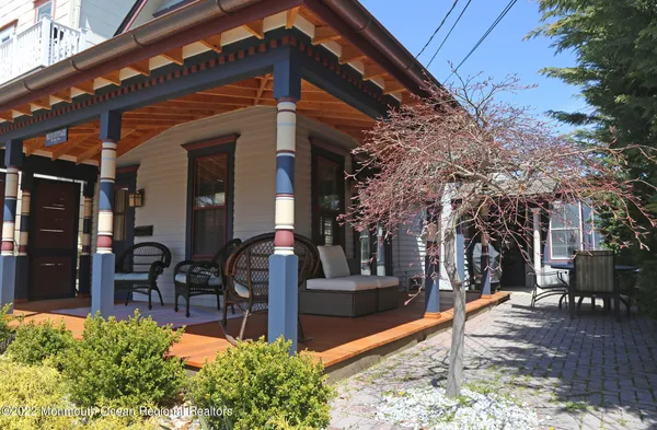 front view of a house with a porch