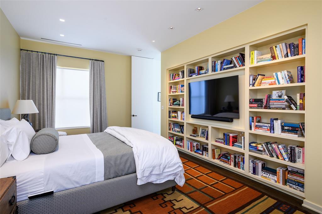 3511 Springbrook Street Dallas, TX 75205 - Photo 24 of 38 Built-in shelving unit with integrated television area