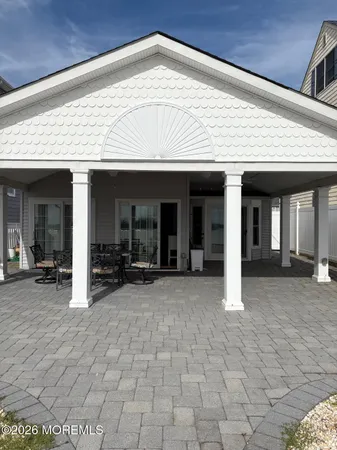 a view of a house with door
