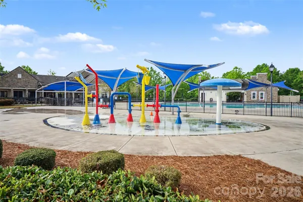 a view of outdoor space with umbrellas