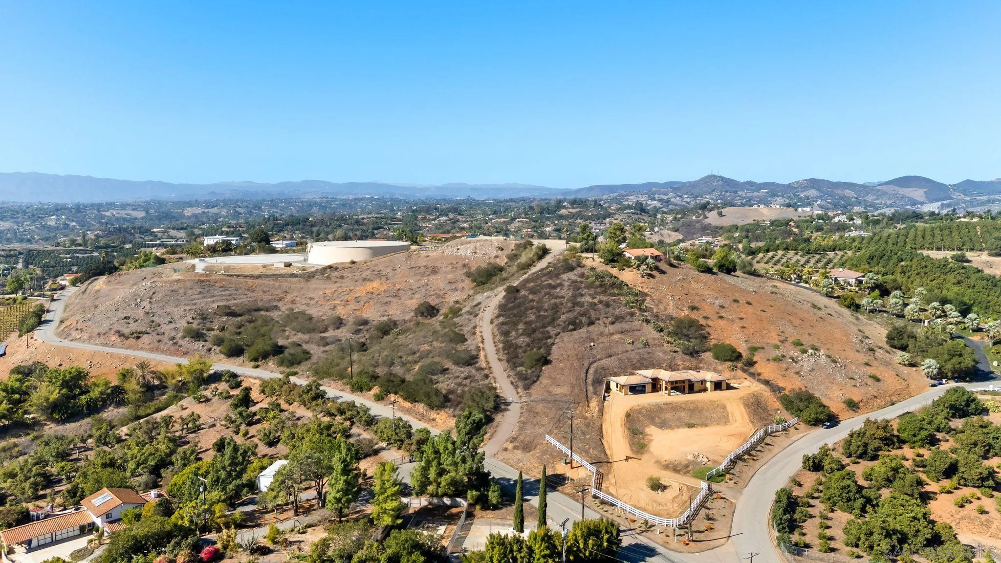 3916 Citrus Drive Fallbrook, CA 92028 - Photo 8 of 36 an aerial view of residential building and city view