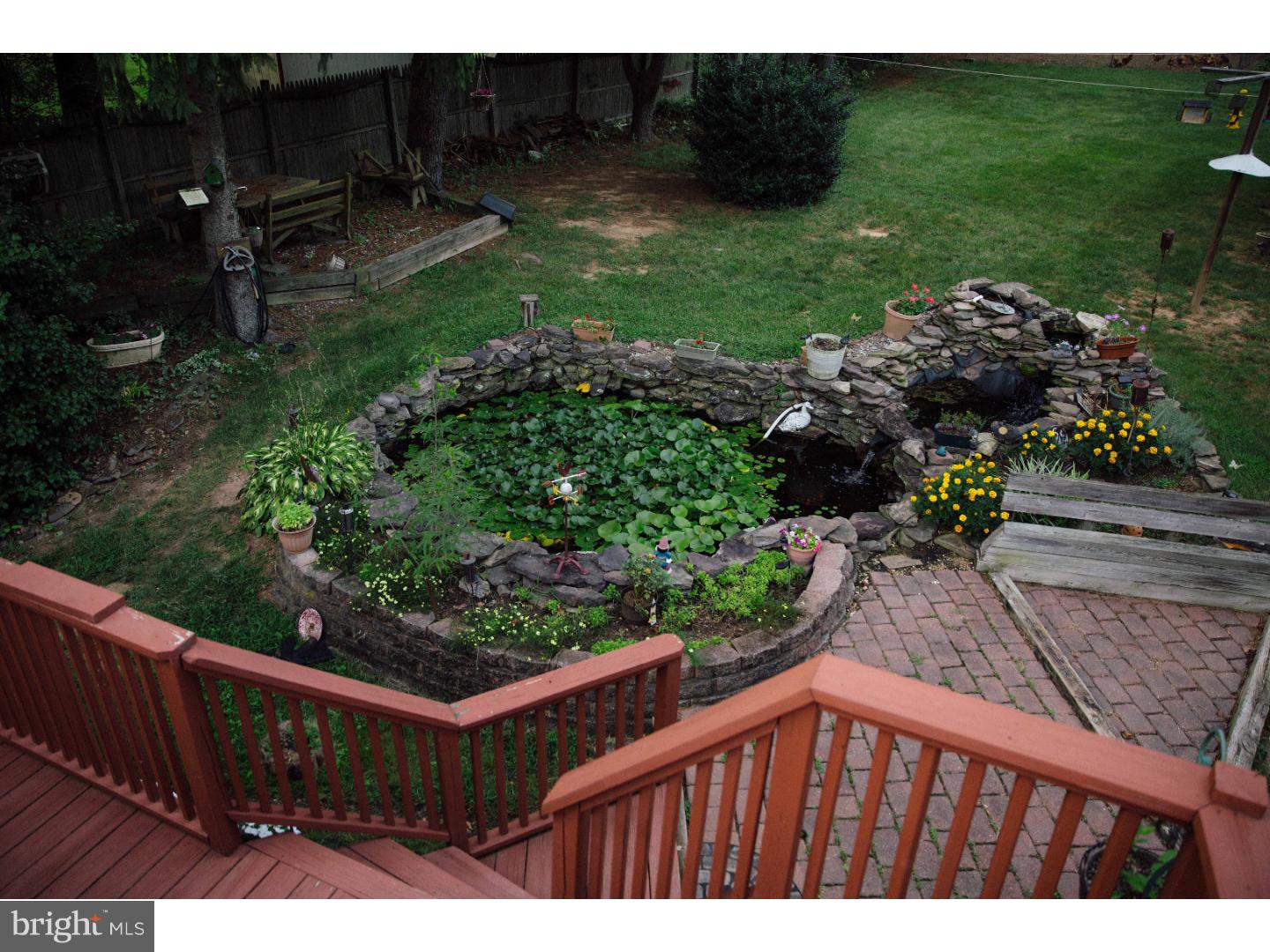 153 Silver Springs Road Phoenixville, PA 19460 - Photo 5 of 15 Landscape pond from deck
