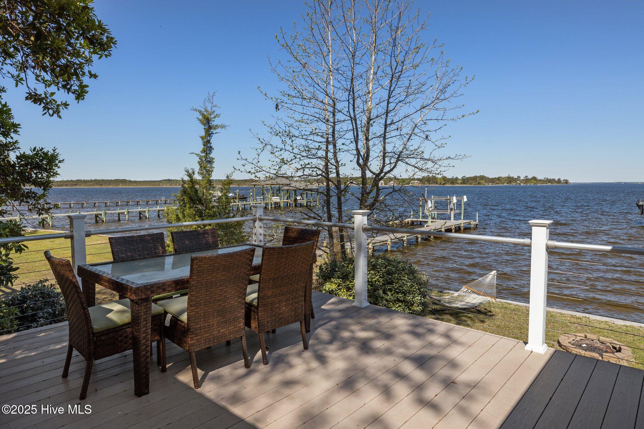 235 Creek Road Beaufort, NC 28516 - Photo 37 of 54 Deck with Trex & Wire