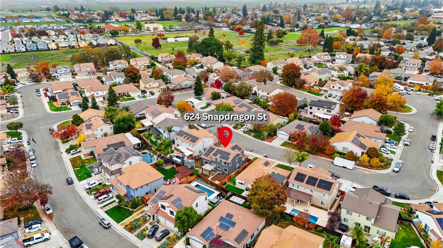 624 Snapdragon Street Winters, CA 95694 - Photo 59 of 65 an aerial view of multiple house