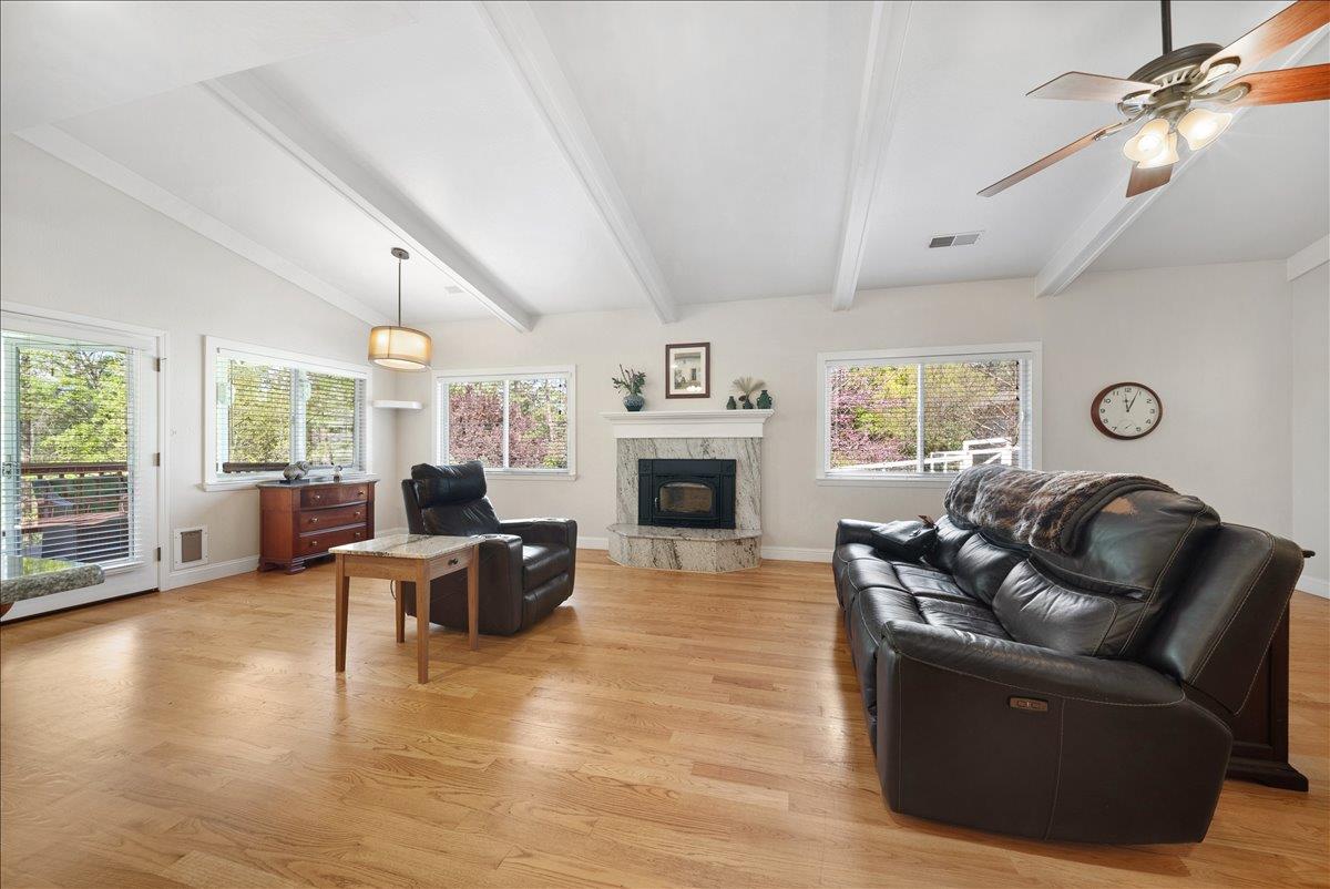 27769 Table Meadow Road Auburn, CA 95602 - Photo 5 of 43 a living room with furniture or fireplace and a wooden floor