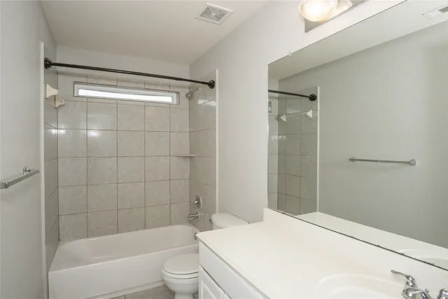 a view of a garden with a slide