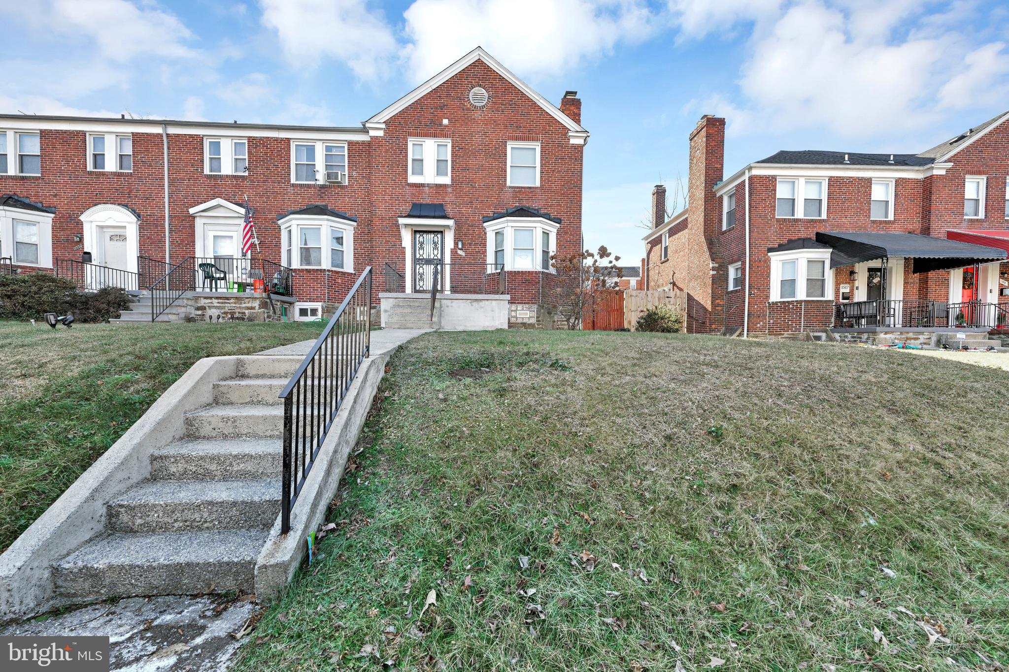 1519 Northwick Road Baltimore, MD 21218 - Photo 35 of 38 Brick Exterior End Unit