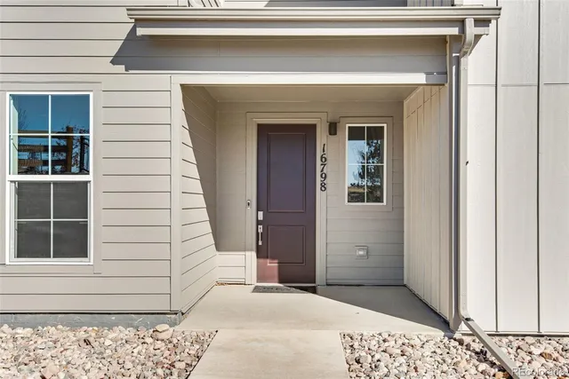 a view of front door of a house