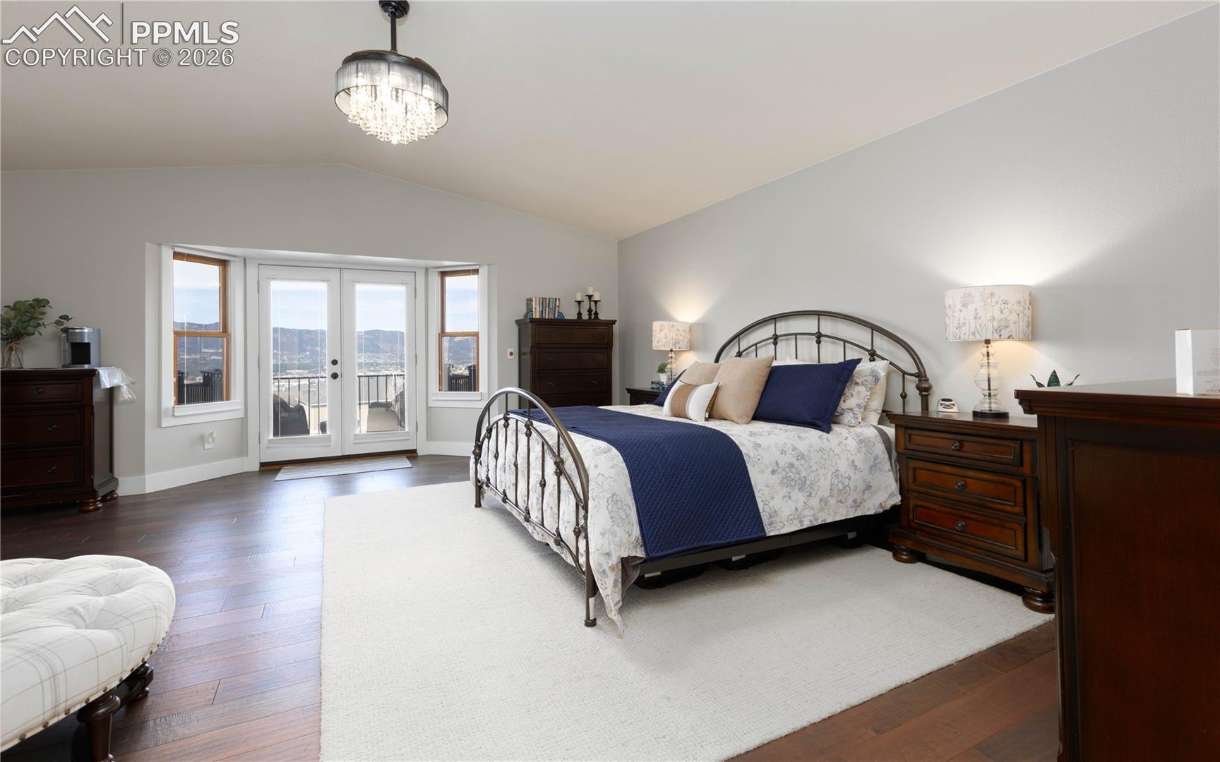 17840 New London Road Monument, CO 80132 - Photo 8 of 42 Primary Suite facing the mountain views with private balcony