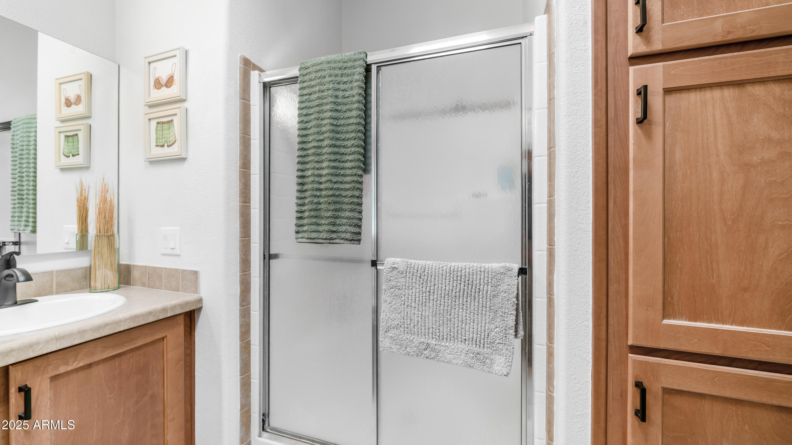 2550 South Ellsworth Road, Unit 751 Mesa, AZ 85209 - Photo 19 of 27 a bathroom with a shower and a sink