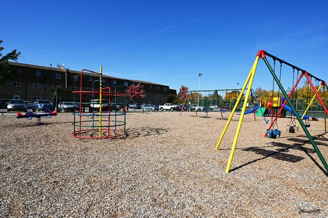 a room view with a glass door