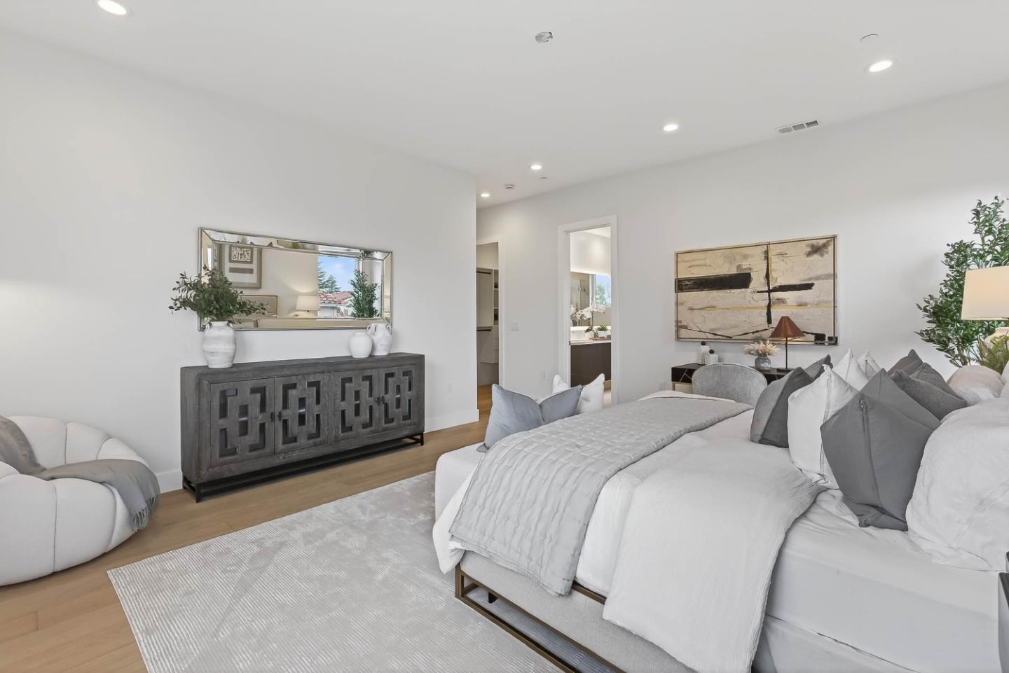 10468 South Stelling Road Cupertino, CA 95014 - Photo 14 of 45 a bedroom with a bed and a dresser