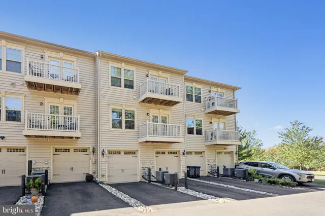 a front view of a building with street view