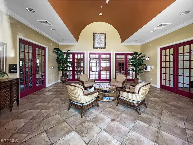 a very nice looking room with a large window