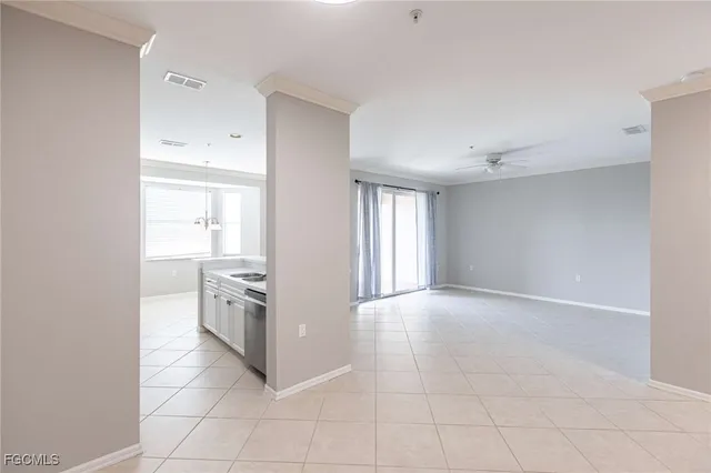 a view of an empty room