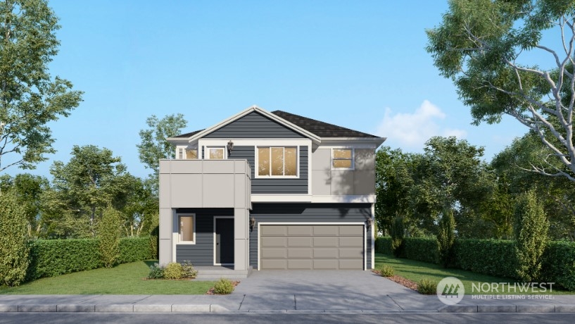 3823 198th Place Southeast Bothell, WA 98012 - Photo 2 of 33 a front view of a house with garden