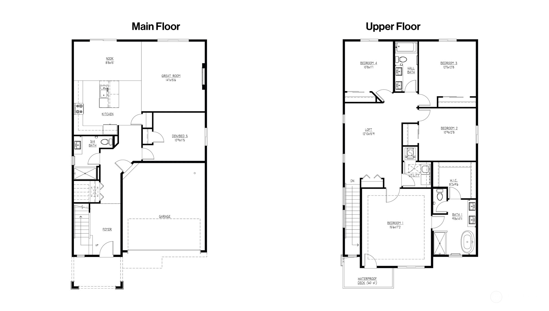 3823 198th Place Southeast Bothell, WA 98012 - Photo 31 of 33 a picture of floor plan