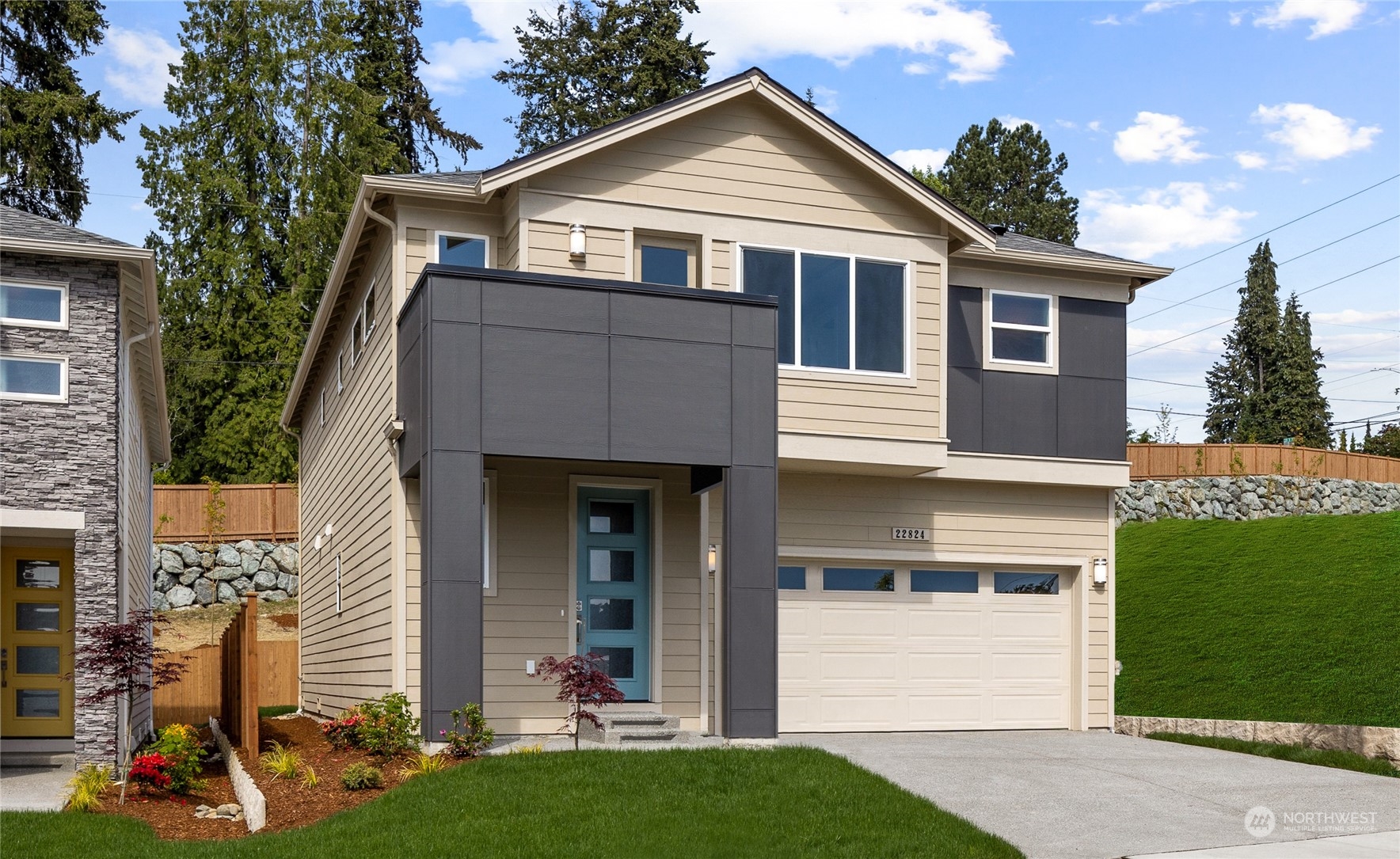 3823 198th Place Southeast Bothell, WA 98012 - Photo 32 of 33 a front view of a house with a yard