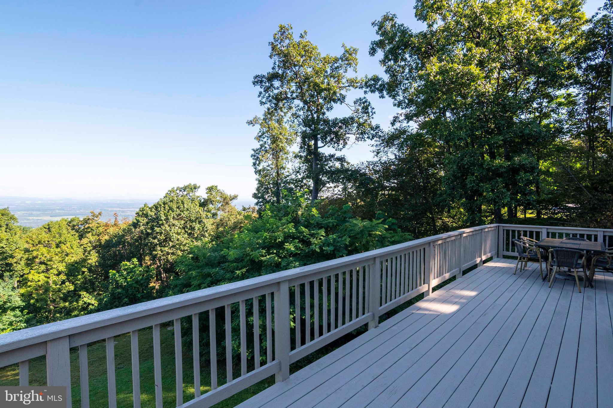 4871 Blue Mountain Road Linden, VA 22642 - Photo 17 of 73 a balcony with wooden floor and outdoor seating