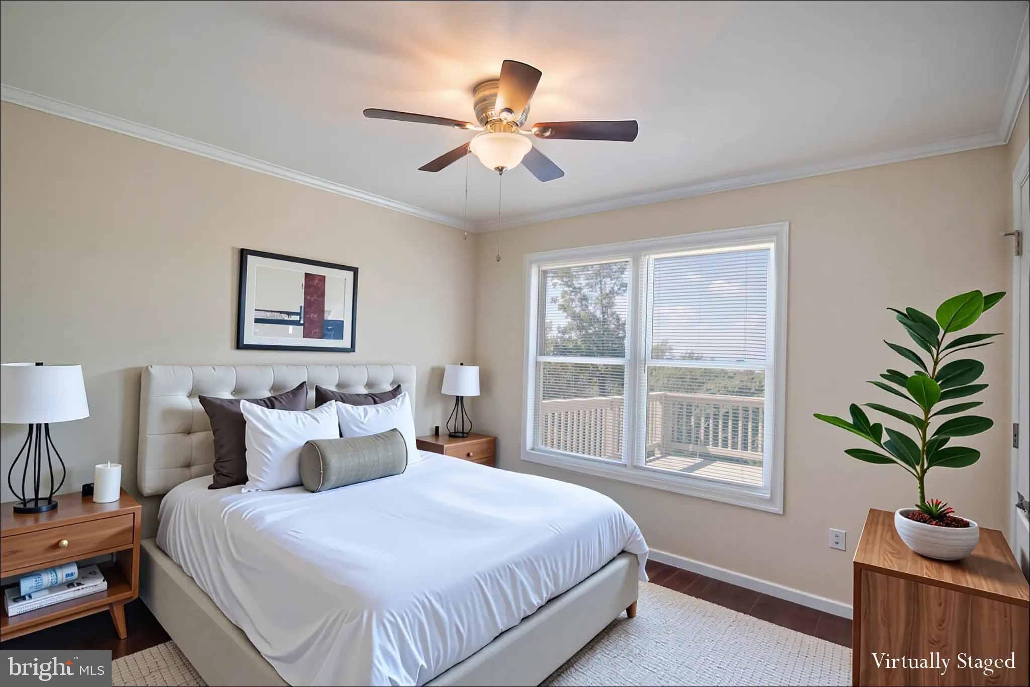 4871 Blue Mountain Road Linden, VA 22642 - Photo 38 of 73 a bedroom with a bed and a window