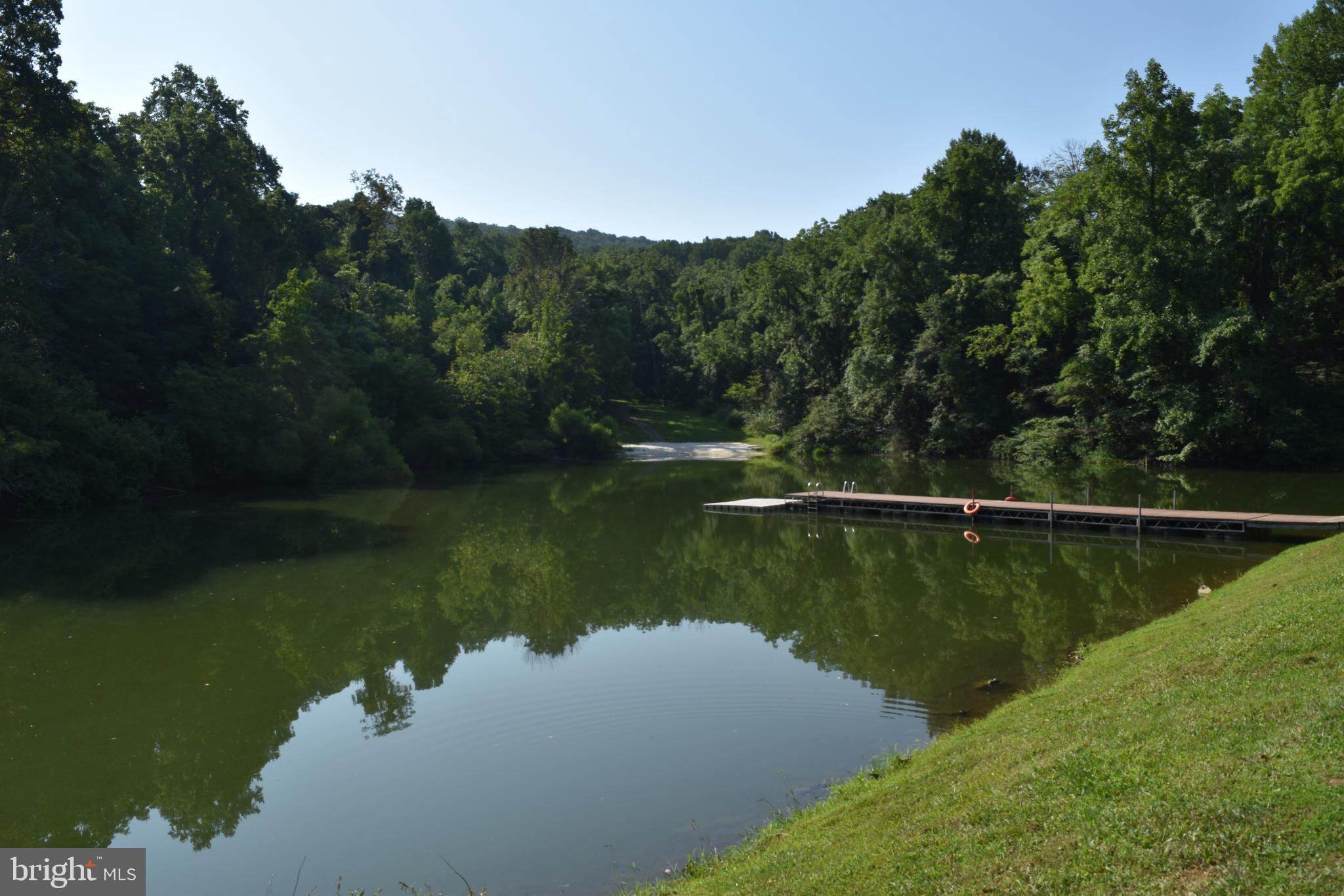 4871 Blue Mountain Road Linden, VA 22642 - Photo 72 of 73 a view of a lake in a forest