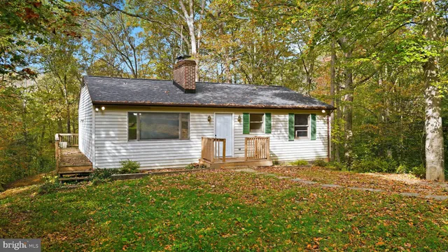 a view of a back yard