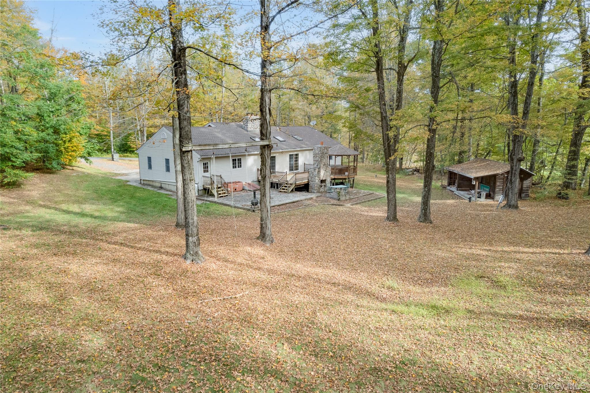 91 Decker Road Ancram, NY 12502 - Photo 20 of 35 a view of a house with a yard