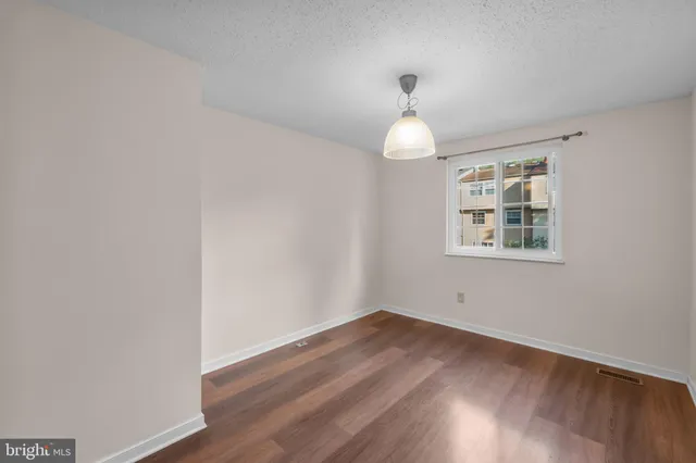 a window in an empty room